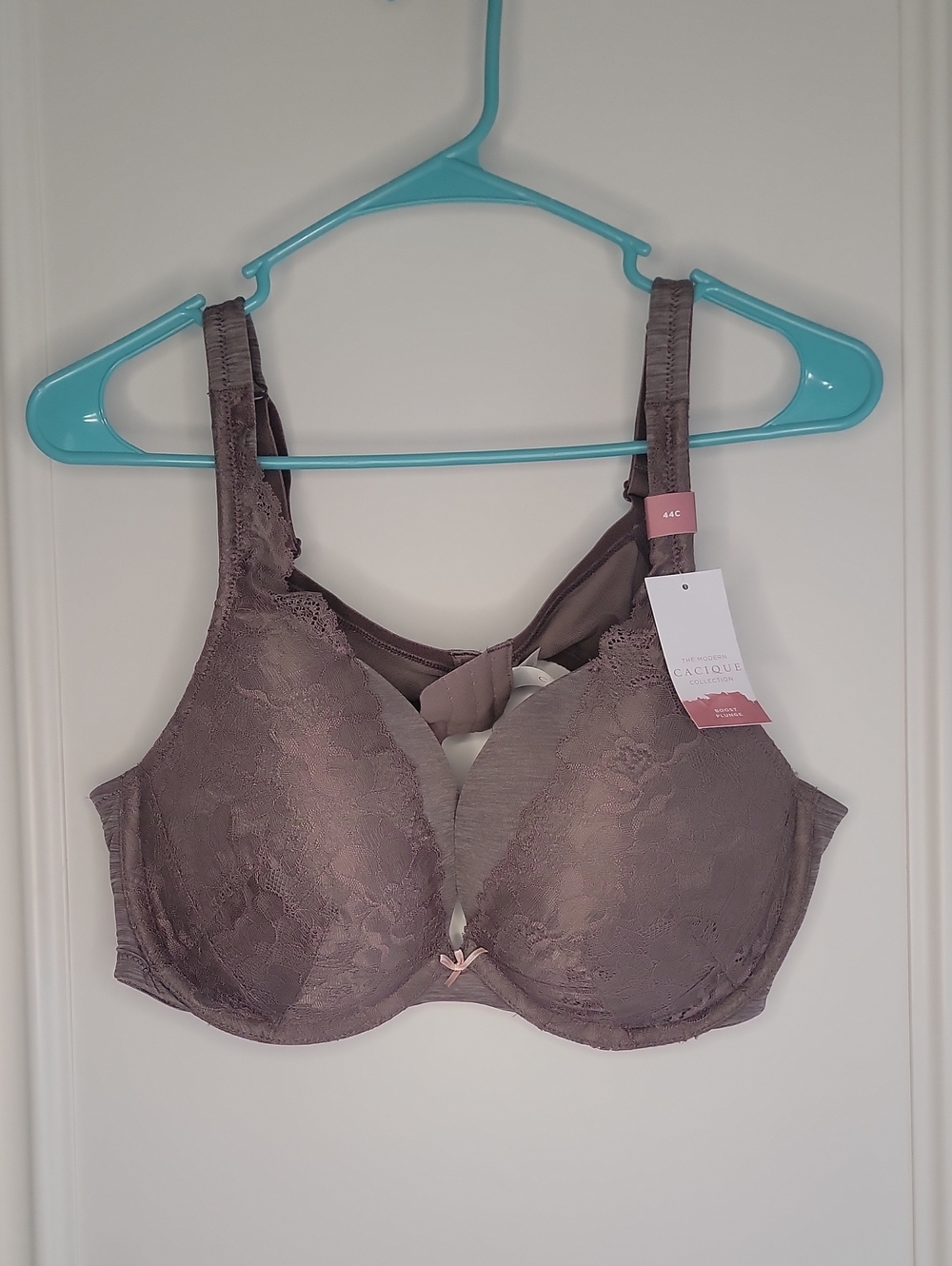 Lane Bryant Lace Underwire Bra in Dark Mauve